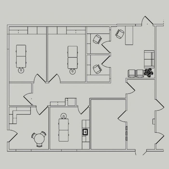 From Generic Office to Modern Metabolic Health Clinic Design: Tenant Finish in Existing Office Building Project