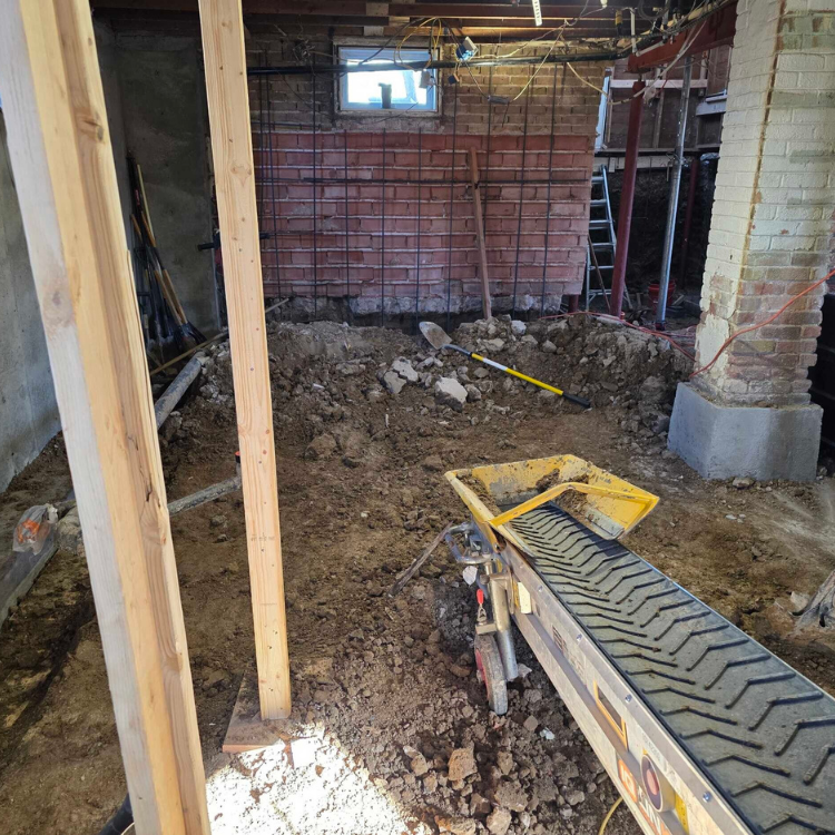From Water Damage to Full Foundation Rebuild: A 30×30 Basement Transformation During 1 2