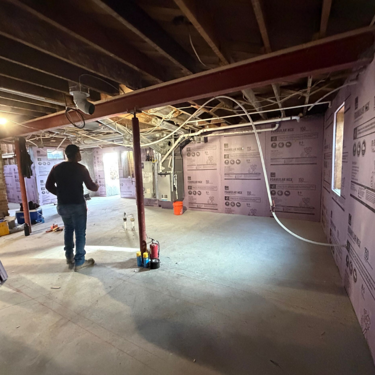 From Water Damage to Full Foundation Rebuild: A 30×30 Basement Transformation During 2 11