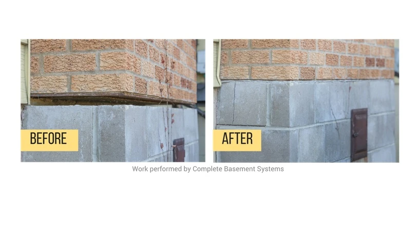 foundation issue before and after Completing Foundation Engineering Services