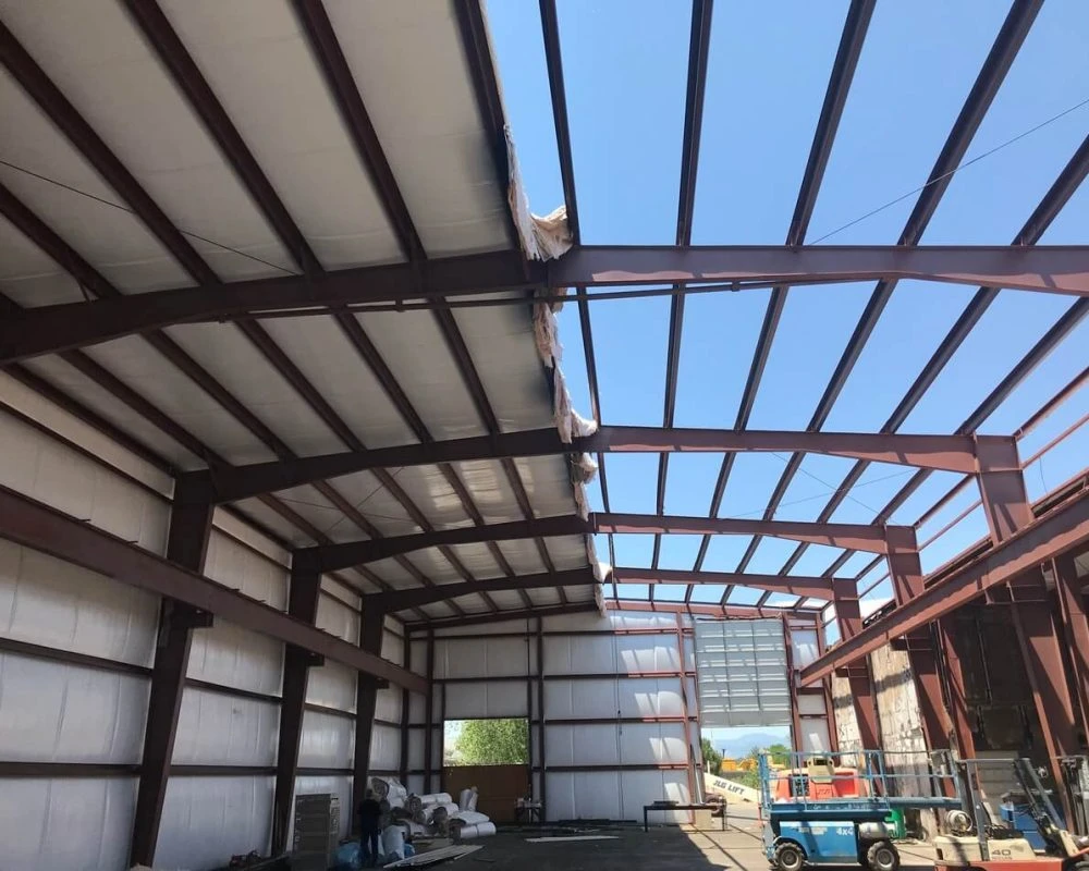 Commercial project roof - structural engineer inspection